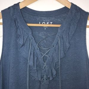 BARELY WORN! Sleeveless cotton jersey top.